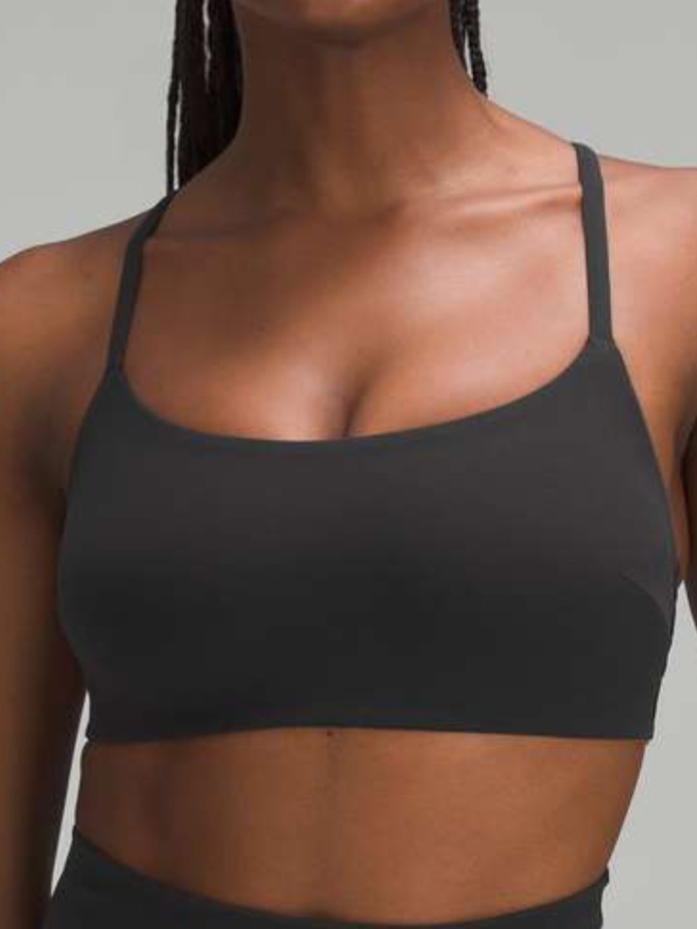 Lululemon Wunder Train Strappy Racer Bra Black Size 4